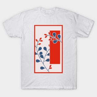 Bush Clover and Red Tanzaku T-Shirt